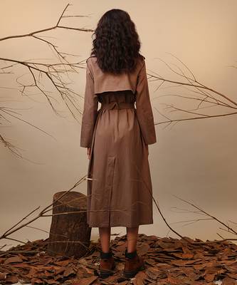 Brown cotton dress 2