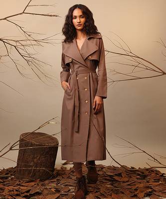 Brown cotton dress 3