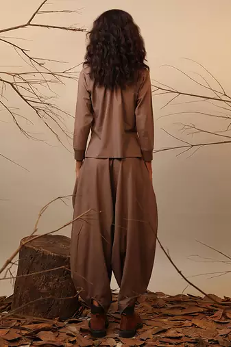 Brown cotton co ord set