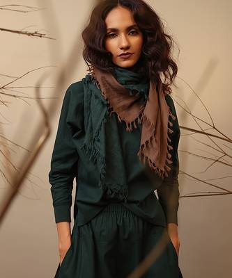 Green cotton co ord set 1