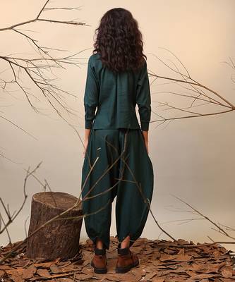 Green cotton co ord set 2