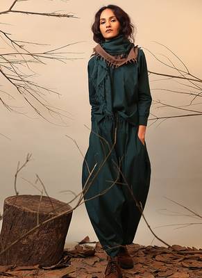 Green cotton co ord set 5