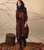 Brown cotton co ord set