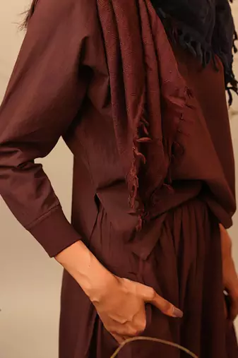 Brown cotton co ord set