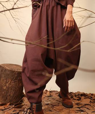 Brown cotton co ord set 4