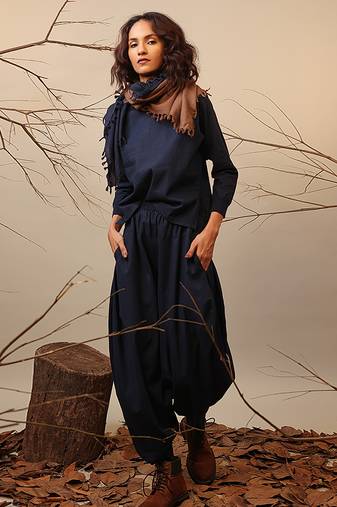 Blue cotton co ord set