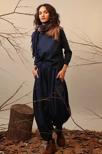 Blue cotton co ord set