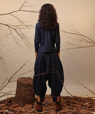Blue cotton co ord set 2