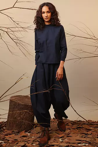 Blue cotton co ord set