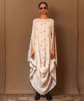 White printed cotton dress 2