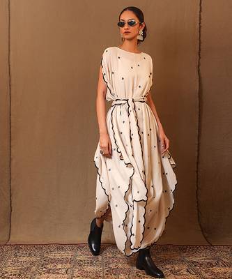 White printed cotton dress 2