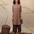 Brown cotton kurta