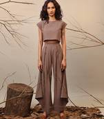 Brown cotton co ord set