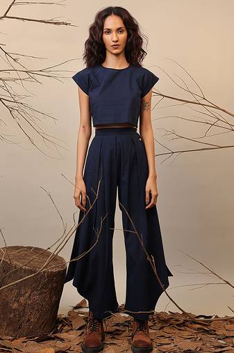 Blue cotton co ord set