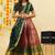 South Indian Style Semi Stitched Lehenga Choli with Embroidery Blouse and Dupatta for Women