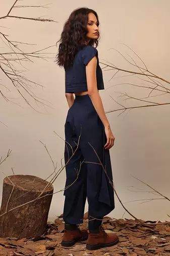 Blue cotton co ord set