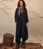 Blue cotton co ord set