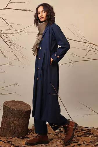 Blue cotton co ord set