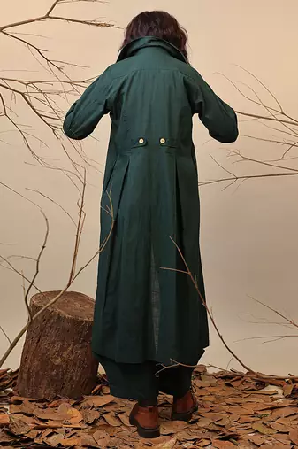 Green cotton co ord set