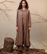 Brown cotton co ord set