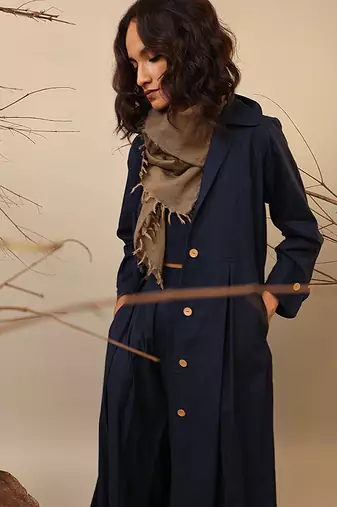 Blue cotton co ord set