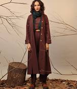 Brown cotton co ord set