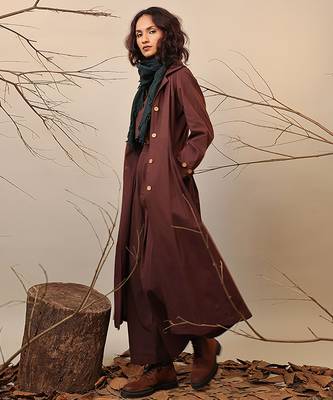 Brown cotton co ord set 2