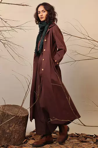 Brown cotton co ord set