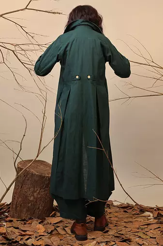 Green cotton co ord set