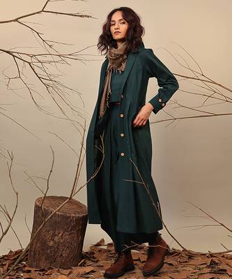 Green cotton co ord set 4