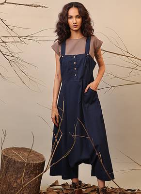 Blue cotton co ord set 1