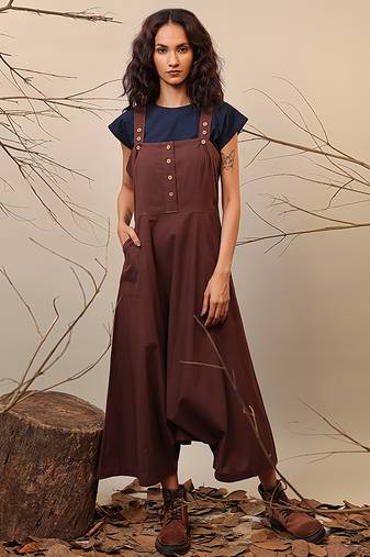 Brown cotton co ord set
