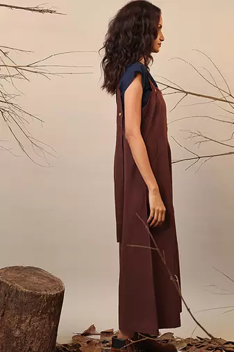 Brown cotton co ord set