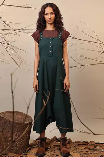 Green cotton co ord set