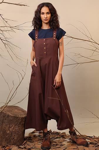 Brown cotton co ord set