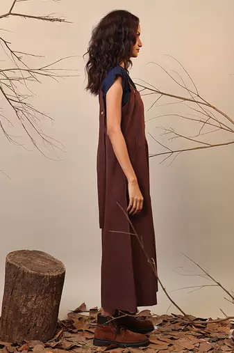 Brown cotton co ord set
