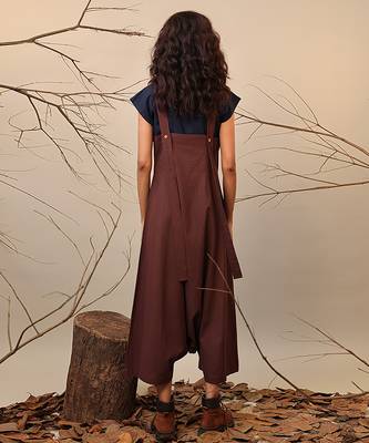 Brown cotton co ord set 4