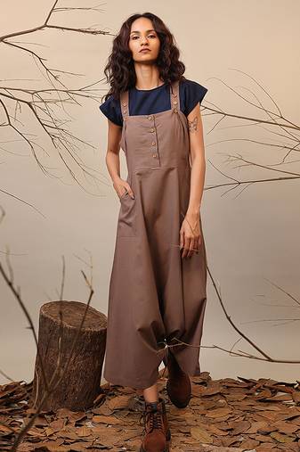 Brown cotton co ord set