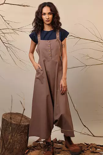 Brown cotton co ord set