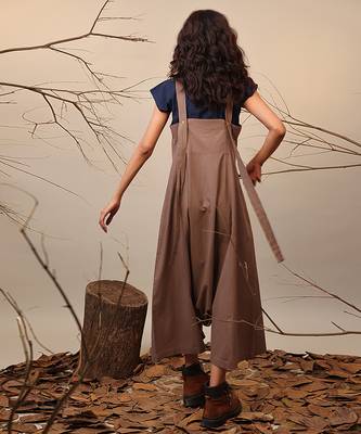 Brown cotton co ord set 3
