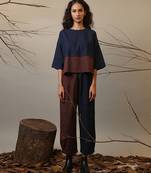 Blue cotton co ord set