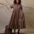 Brown cotton dress