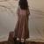 Brown cotton dress