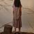 Brown cotton dress