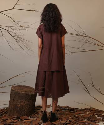 Blue cotton dress 2