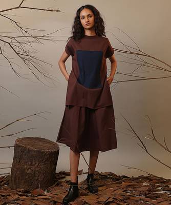 Blue cotton dress 4