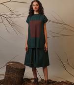 Green cotton dress