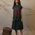 Green cotton dress