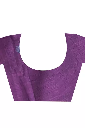 handloom cotton saree blended wine with temple blue border