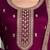 Purple Art Silk Embroidery With Sequence Work Kurta Pant with Dupatta For Women 